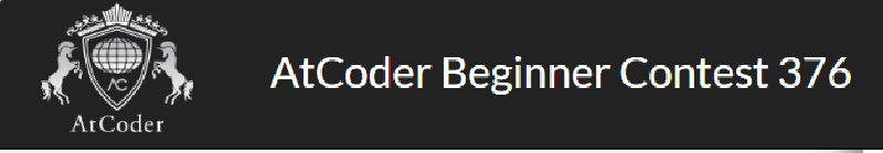 Featured image of post ABC376题解